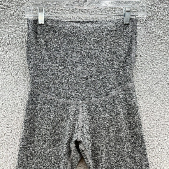 Beyond the Bump Yoga Leggings Gray Capri Comfort Stretch Maternity - Picture 2 of 11